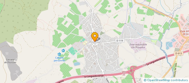 localisation de l'entreprise SCI MERIENNE  POUSSAN