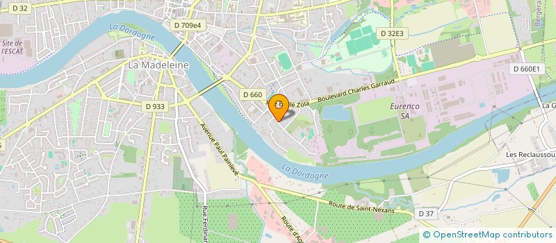 localisation de l'entreprise SCI MERIGNAC D'ARGENSON à BERGERAC