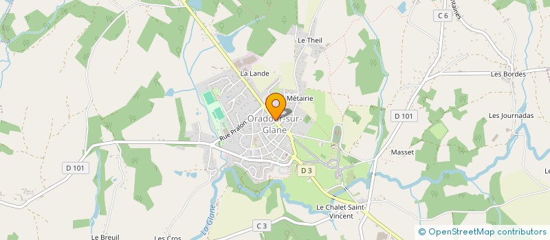 localisation de l'entreprise SCI MERIGOT HN à ORADOUR-SUR-GLANE