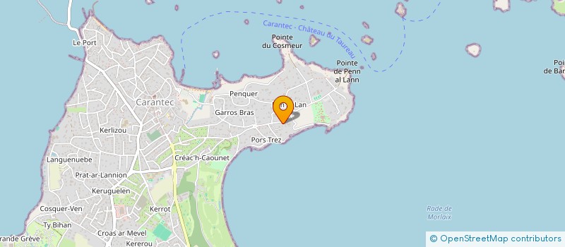 localisation de l'entreprise SCI MERIM 1  CARANTEC