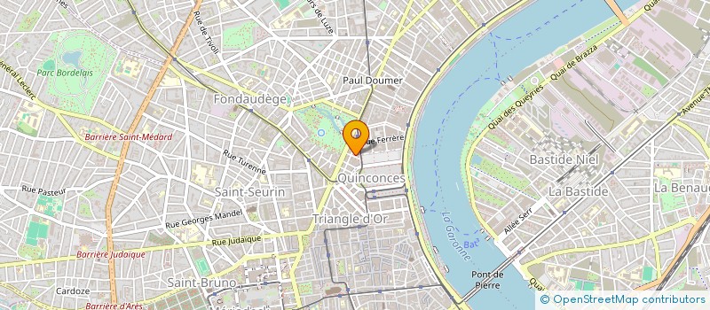 localisation de l'entreprise SCI MERIM  BORDEAUX