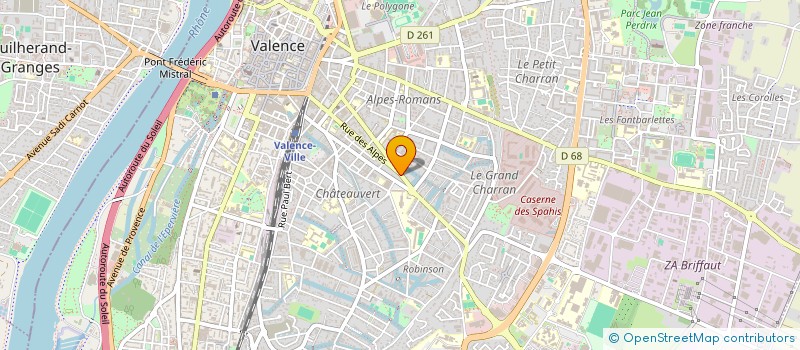 localisation de l'entreprise SCI MERIME à VALENCE