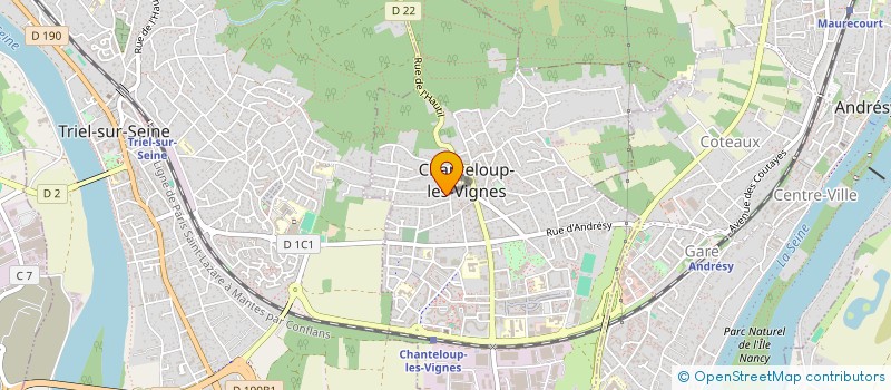 localisation de l'entreprise SCI MERIMI  CHANTELOUP-LES-VIGNES