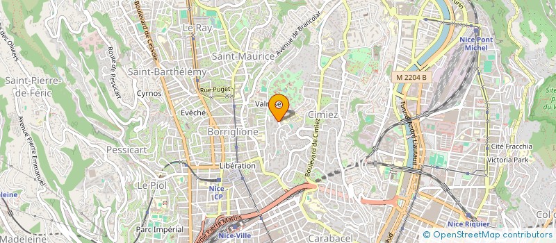localisation de l'entreprise SCI MERINEIGE à NICE