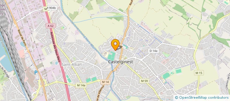 localisation de l'entreprise SCI MERIOCHAUD/POTHIN  CASTELGINEST