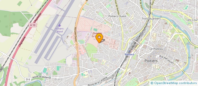 localisation de l'entreprise SCI MERISE ET COMPAGNIE à POITIERS