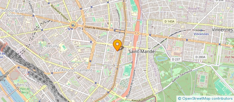 localisation de l'entreprise SCI MERISIER BEL AIR  PARIS