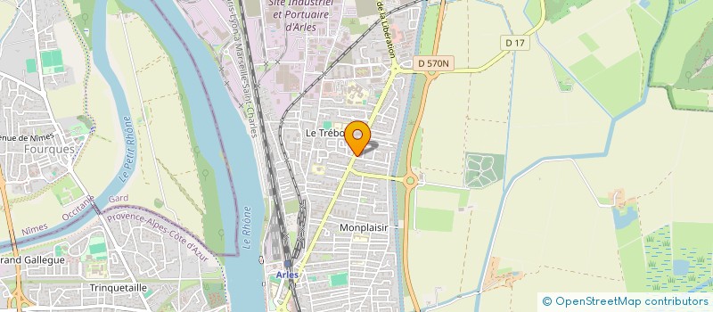 localisation de l'entreprise SCI MERISO à ARLES