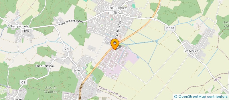 localisation de l'entreprise SCI MERISOL  SAINT-SULPICE-DE-ROYAN