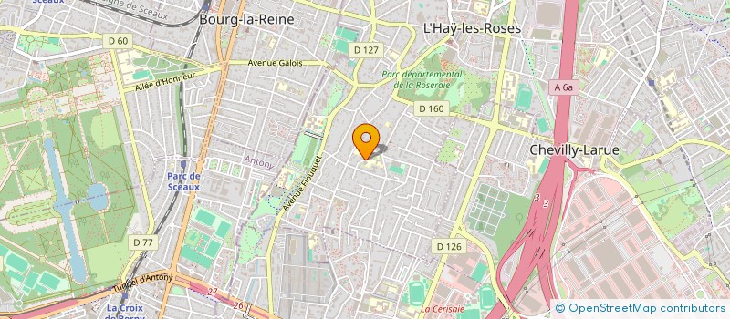 localisation de l'entreprise SCI MERIVAN  L'HAY-LES-ROSES