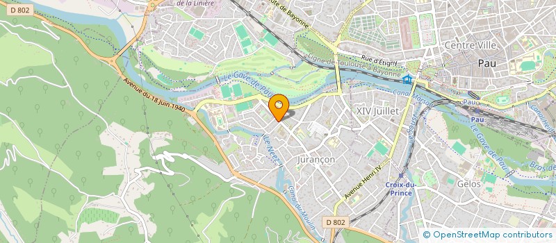 localisation de l'entreprise SCI MERIVOT à JURANCON