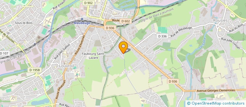 localisation de l'entreprise SCI MERJO  ROUSIES