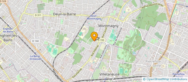 localisation de l'entreprise SCI MERKAYA  MONTMAGNY