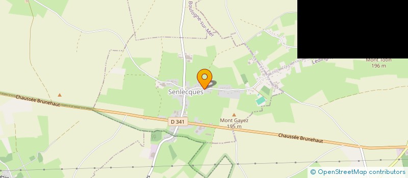 localisation de l'entreprise SCI MERL-IMMO  SENLECQUES