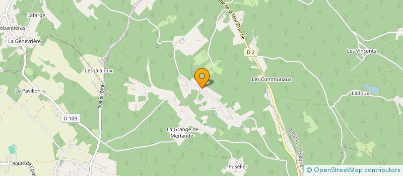 localisation de l'entreprise SCI MERLANDE JMJC  LA CHAPELLE-GONAGUET