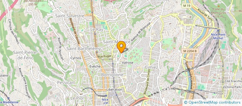 localisation de l'entreprise SCI MERLE à NICE