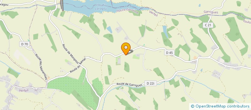 localisation de l'entreprise SCI MERLEAU  VERFEIL