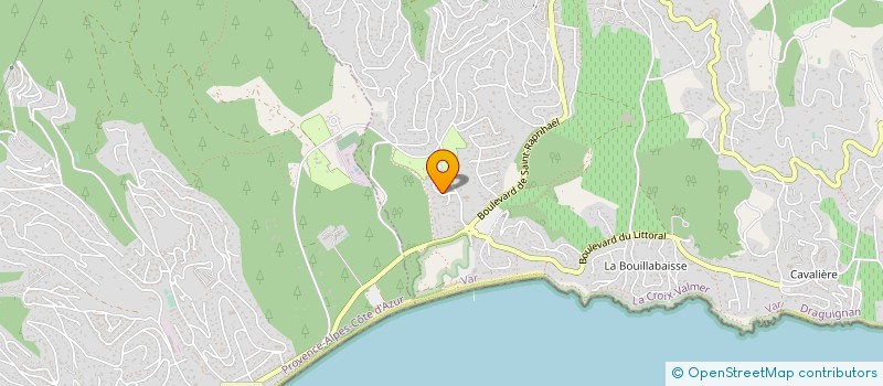 localisation de l'entreprise SCI MERLEKER  LA CROIX-VALMER