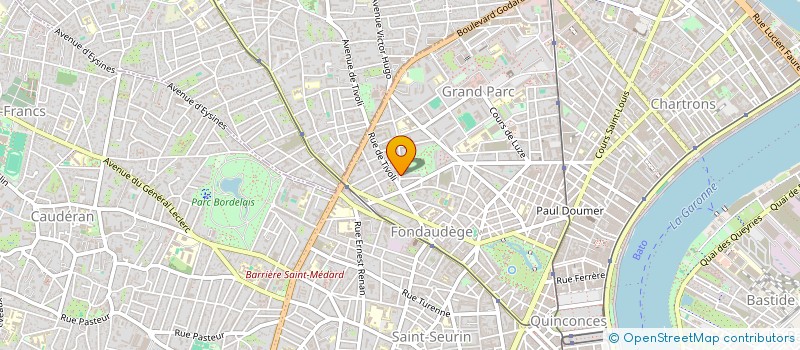 localisation de l'entreprise SCI MERLET à BORDEAUX