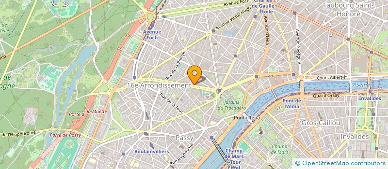 localisation de l'entreprise SCI MERLIFOCH  PARIS