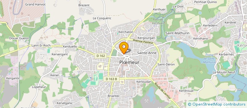 localisation de l'entreprise SCI MERLIN à PLOEMEUR
