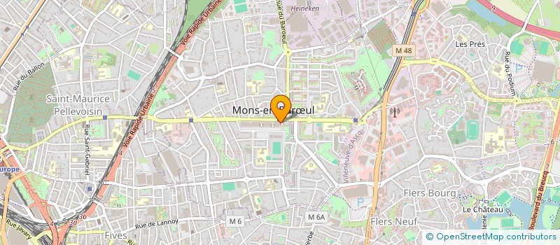 localisation de l'entreprise SCI MERLIN  MONS-EN-BARUL