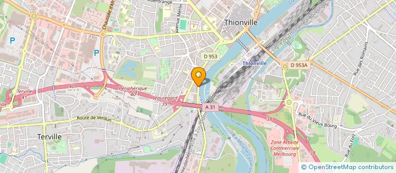 localisation de l'entreprise SCI MERLIN à THIONVILLE