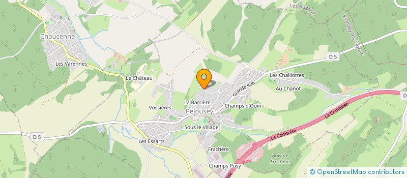 localisation de l'entreprise SCI MERLIN  PELOUSEY