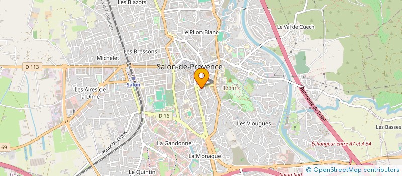 localisation de l'entreprise SCI MERLIN  SALON-DE-PROVENCE