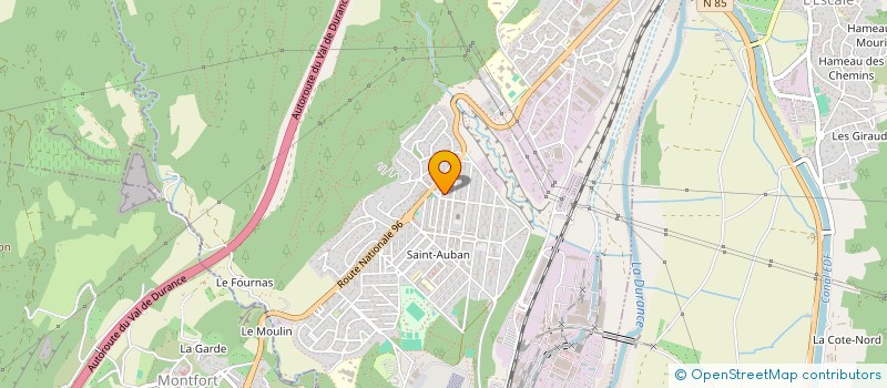 localisation de l'entreprise SCI MERLIN  CHATEAU-ARNOUX-SAINT-AUBAN