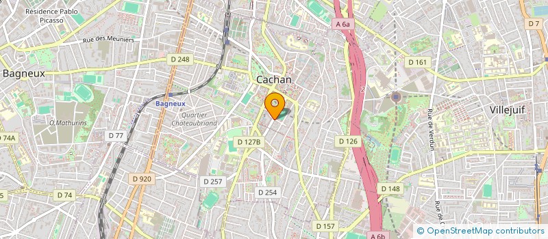 localisation de l'entreprise SCI MERLION  CACHAN