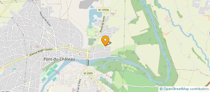 localisation de l'entreprise SCI MERLOT-HUET  PONT-DU-CHATEAU