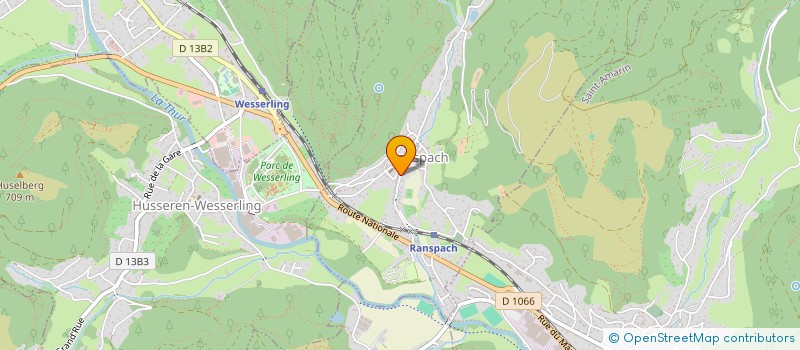 localisation de l'entreprise SCI MERLUX  RANSPACH