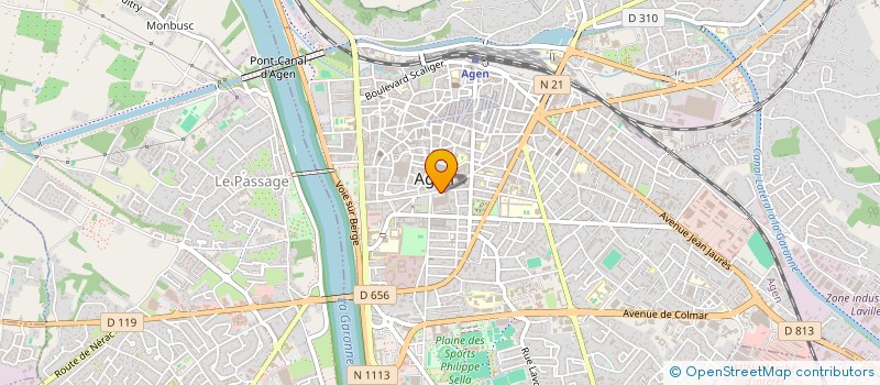 localisation de l'entreprise SCI MERLY  CASTELCULIER