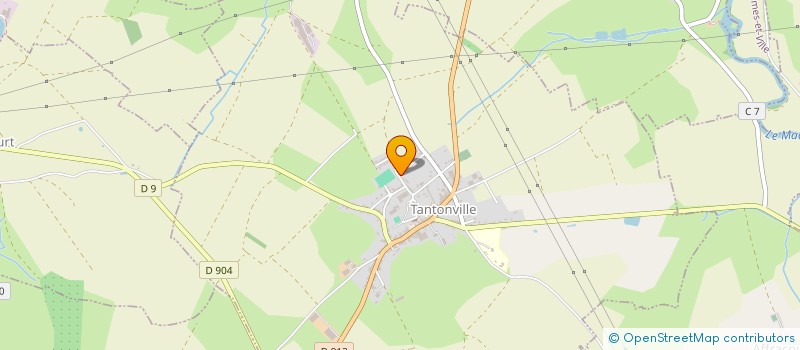 localisation de l'entreprise SCI MERMAX  TANTONVILLE