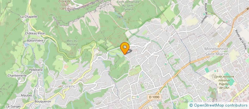localisation de l'entreprise SCI MERMET GUEDE  MEYLAN