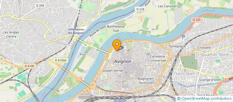 localisation de l'entreprise SCI MERMON  AVIGNON