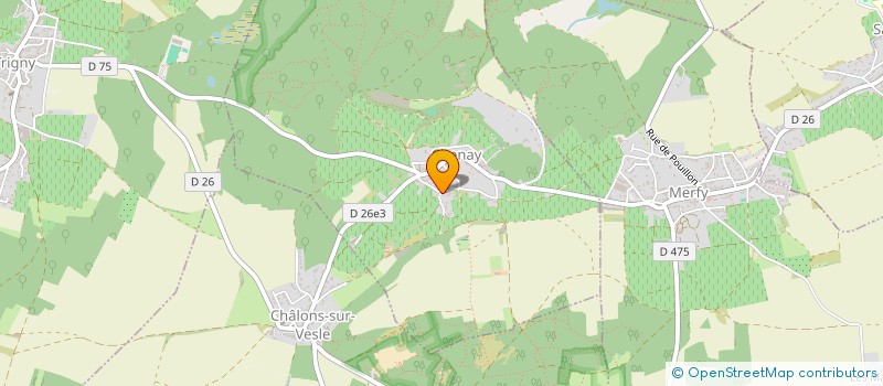 localisation de l'entreprise SCI MERMONVIL-1  CHENAY