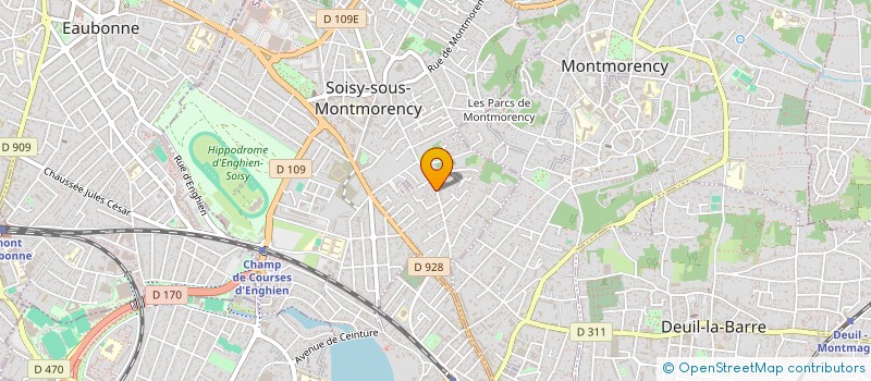 localisation de l'entreprise SCI MERMOZ  SOISY-SOUS-MONTMORENCY