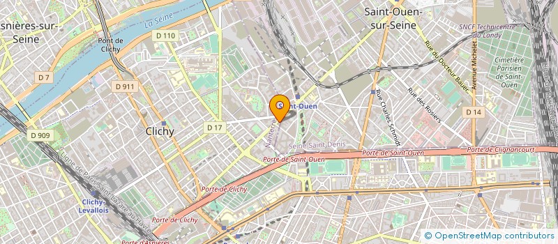 localisation de l'entreprise SCI MERMOZ à CLICHY