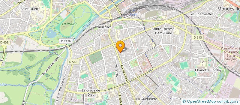 localisation de l'entreprise SCI MERMOZ à CAEN