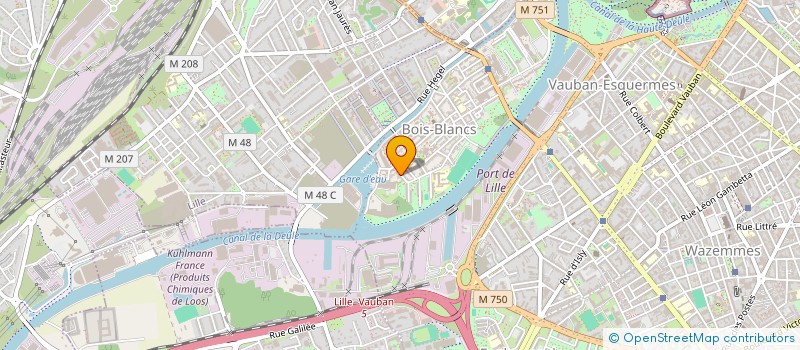 localisation de l'entreprise SCI MERMOZ  LILLE