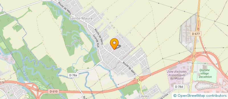 localisation de l'entreprise SCI MERMOZ à SAINTE-MAURE