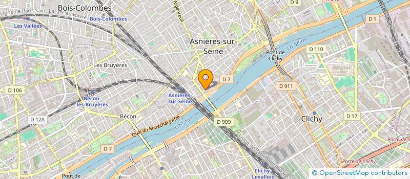 localisation de l'entreprise SCI MERMOZ à ASNIERES-SUR-SEINE