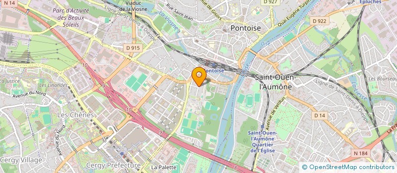 localisation de l'entreprise SCI MERMOZ FAMILIA  PONTOISE