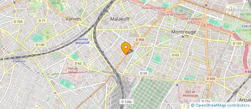 localisation de l'entreprise SCI MERNA  MALAKOFF