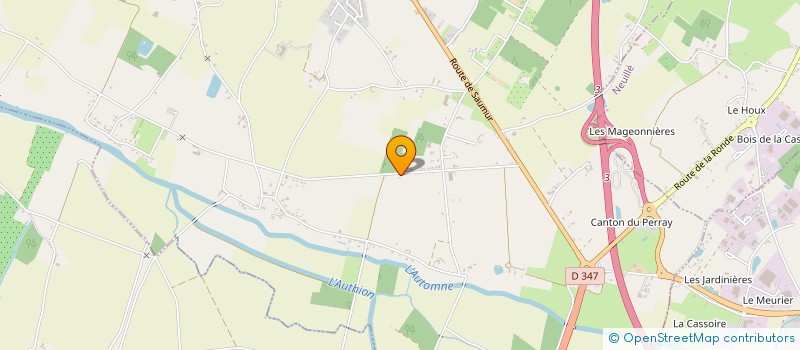 localisation de l'entreprise SCI MERON IMMOBILIER  VIVY