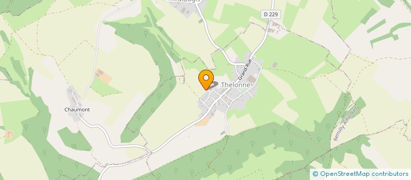 localisation de l'entreprise SCI MERONE  THELONNE