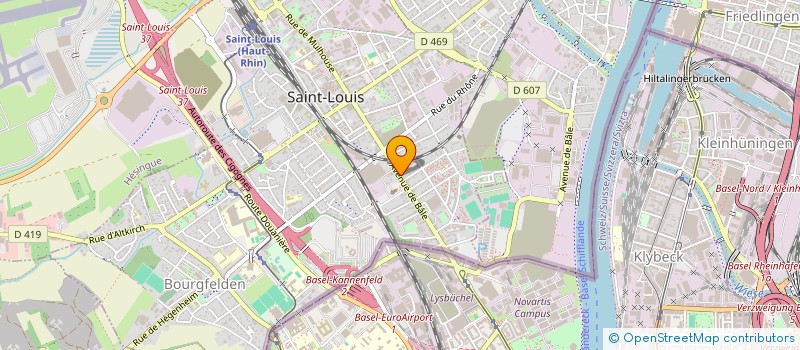 localisation de l'entreprise SCI MERONE  SAINT-LOUIS