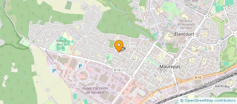 localisation de l'entreprise SCI MEROUANE  MAUREPAS